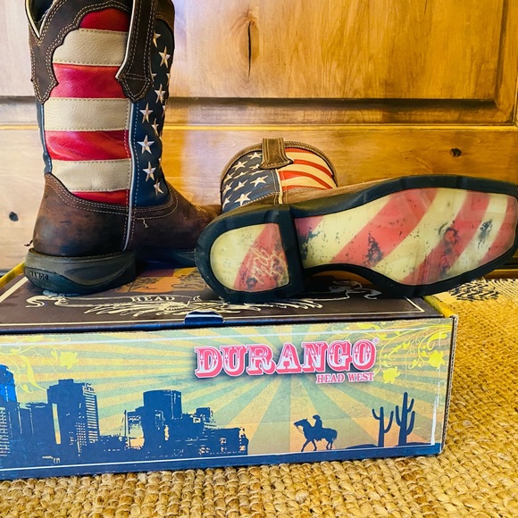 Lady Rebel by Durango Western Work Boot 8.5 - Picture 7 of 7